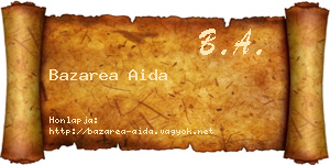 Bazarea Aida névjegykártya